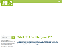 Tablet Screenshot of choiceslondon.com